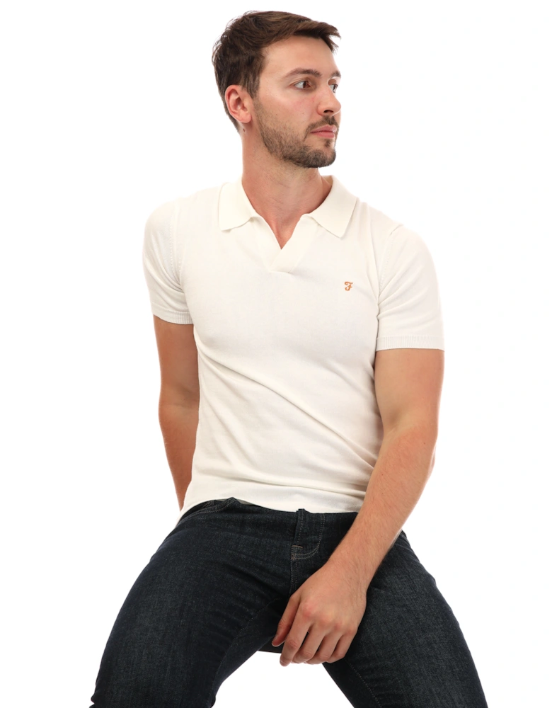 Mens Purcell Kniited Polo Shirt