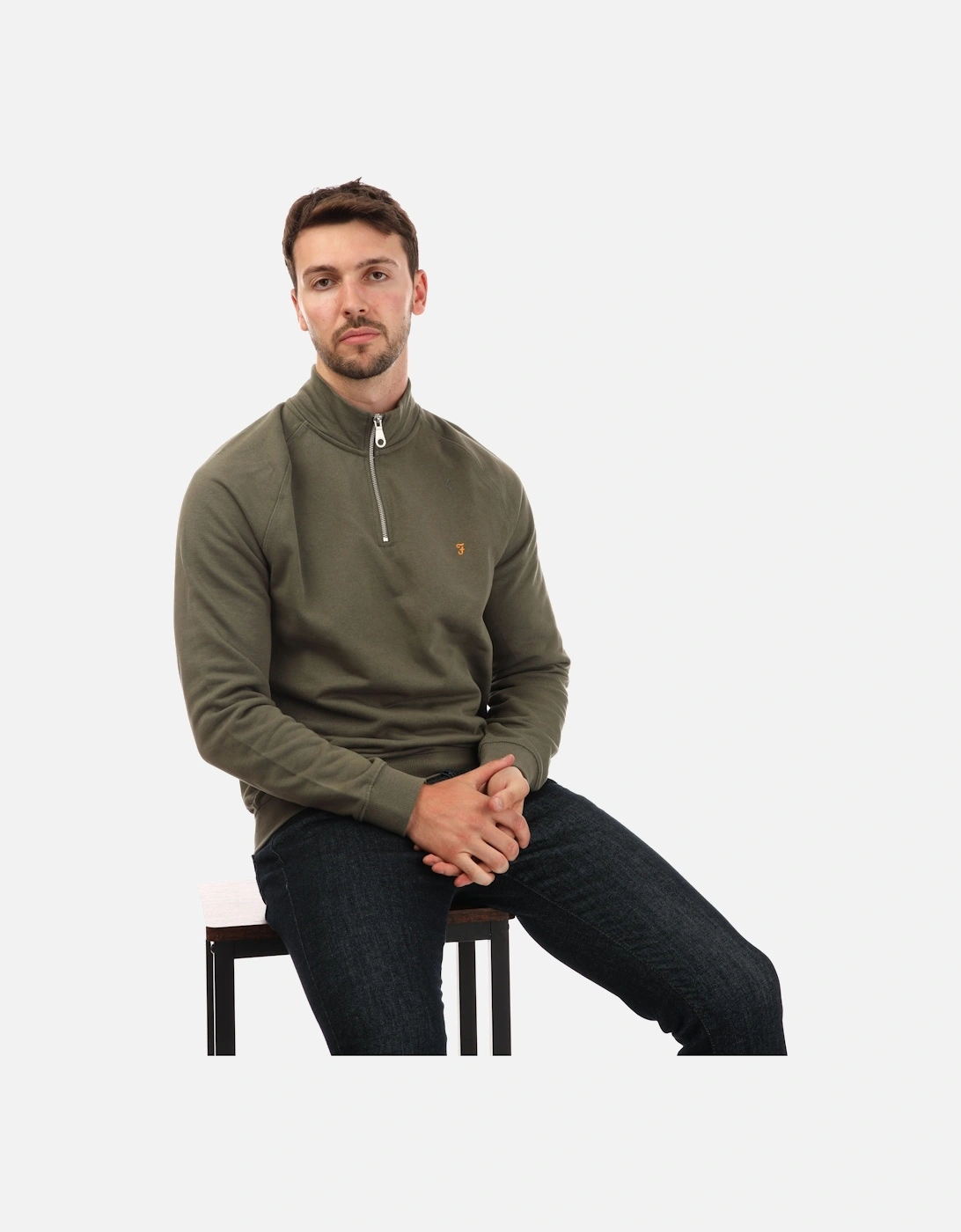 Mens Jim 1/4 Zip Sweat