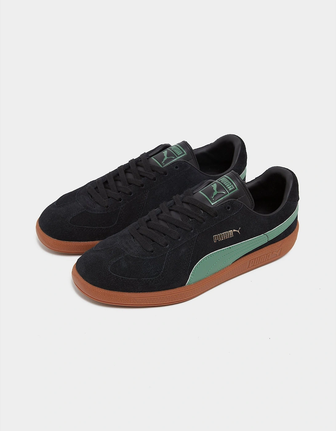 Mens Suede Army Trainers