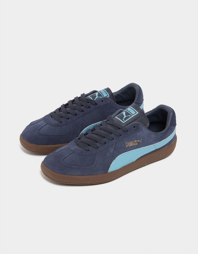 Mens Suede Army Trainers