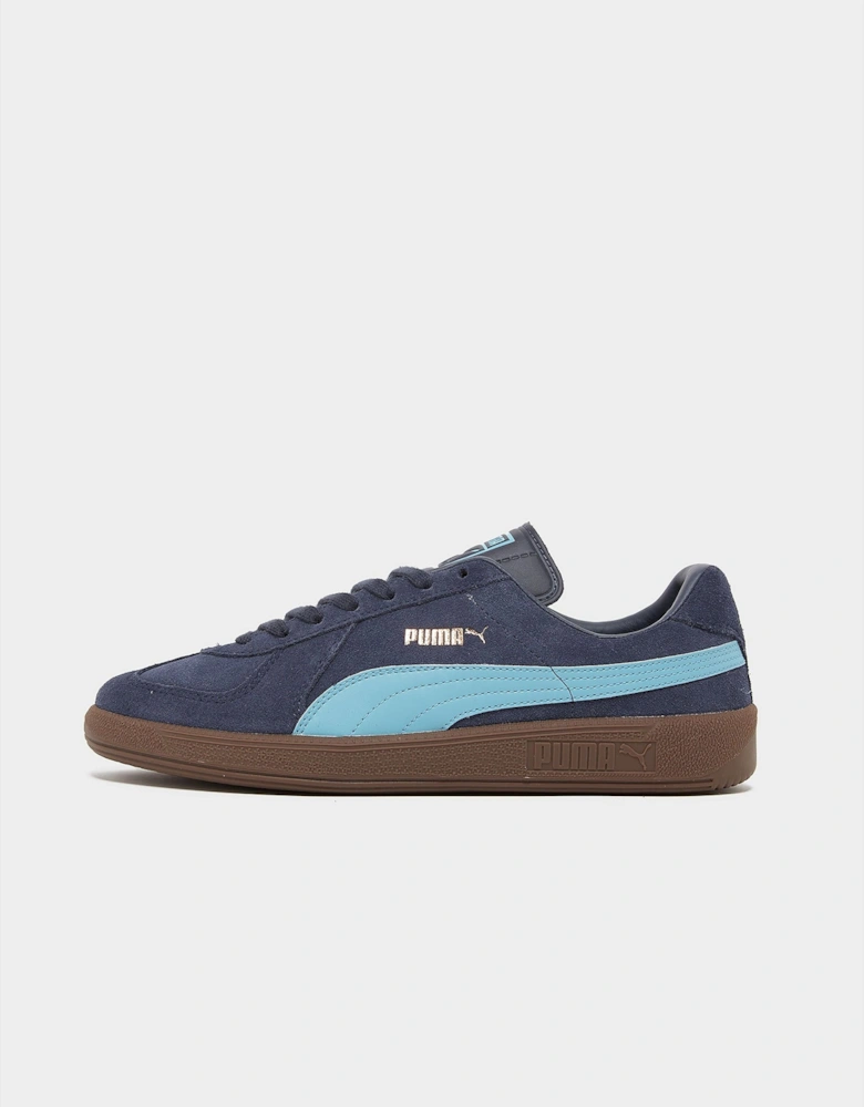 Mens Suede Army Trainers