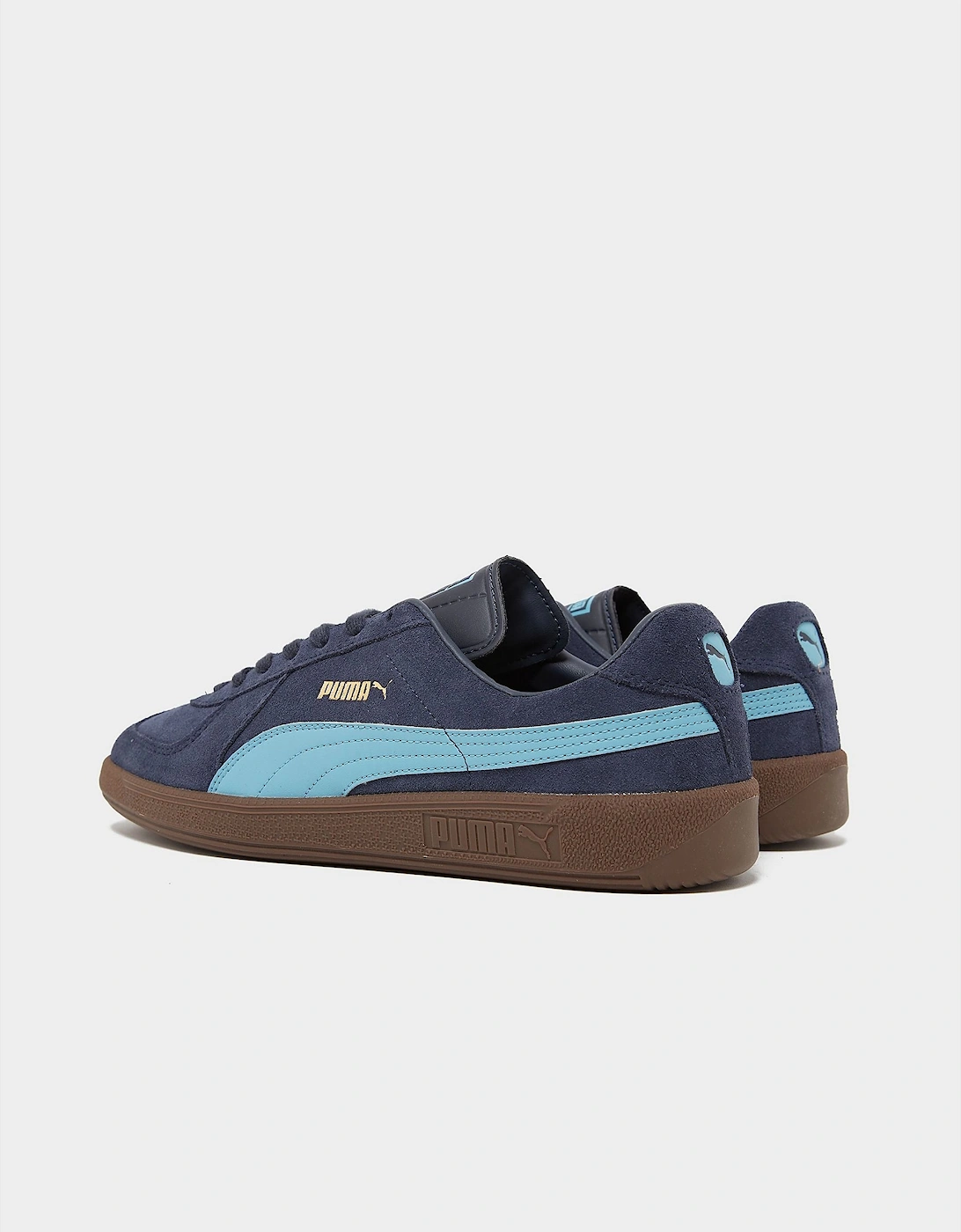 Mens Suede Army Trainers