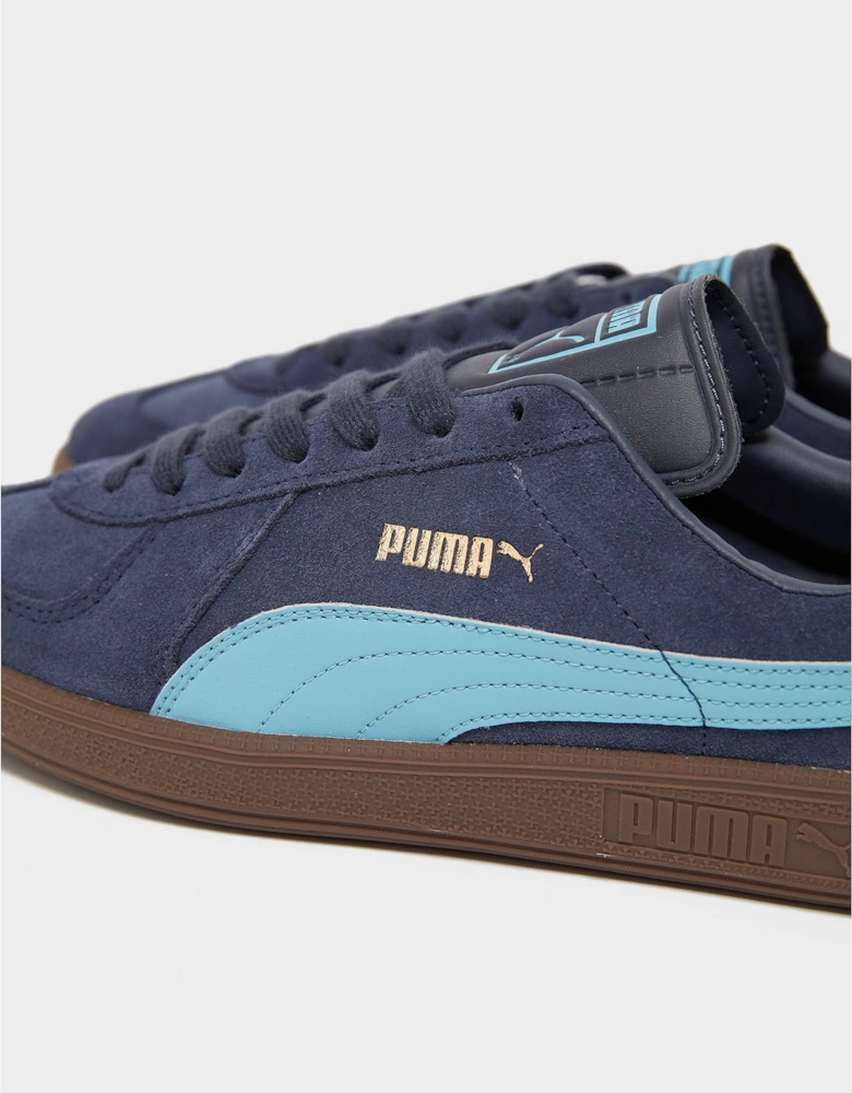 Mens Suede Army Trainers