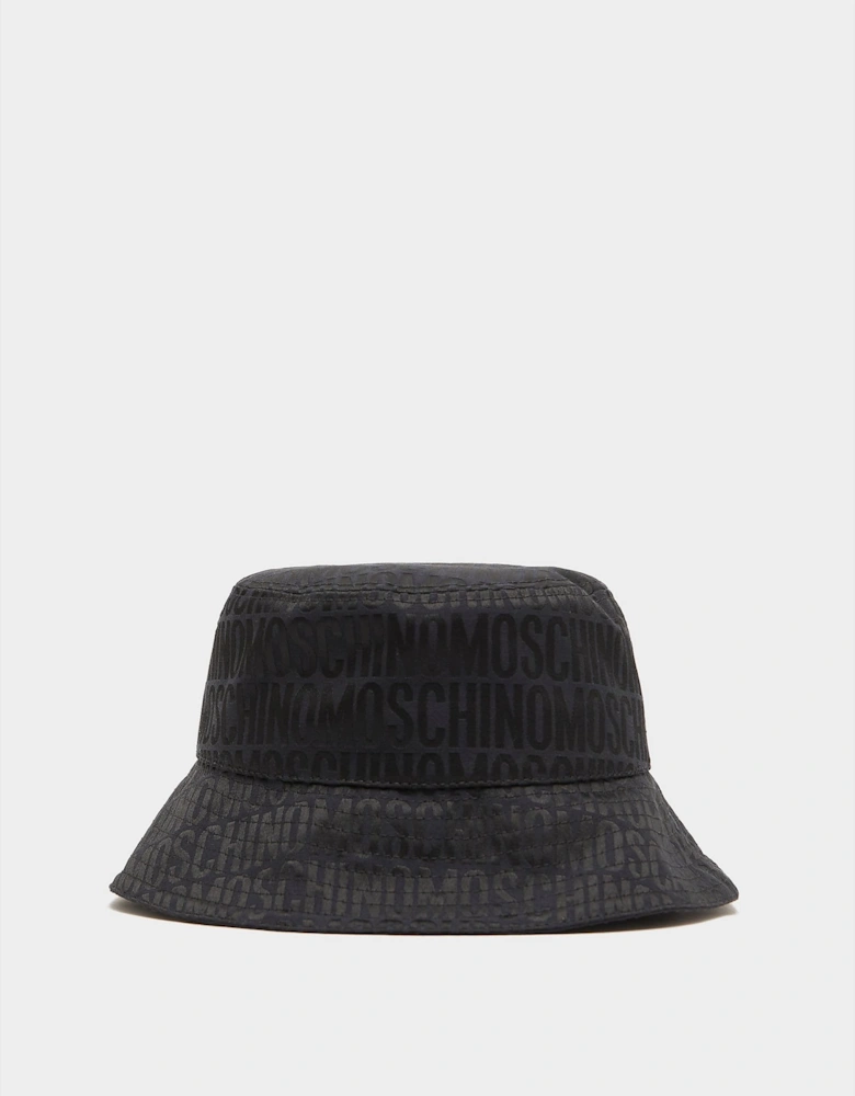Mens Logo Print Bucket Hat
