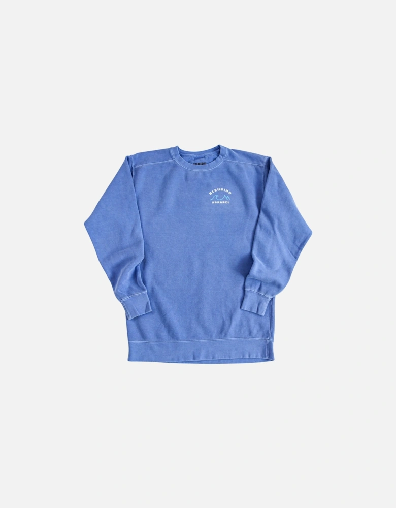 Horizon Crew Neck Pullover Sweatshirt - Ocean