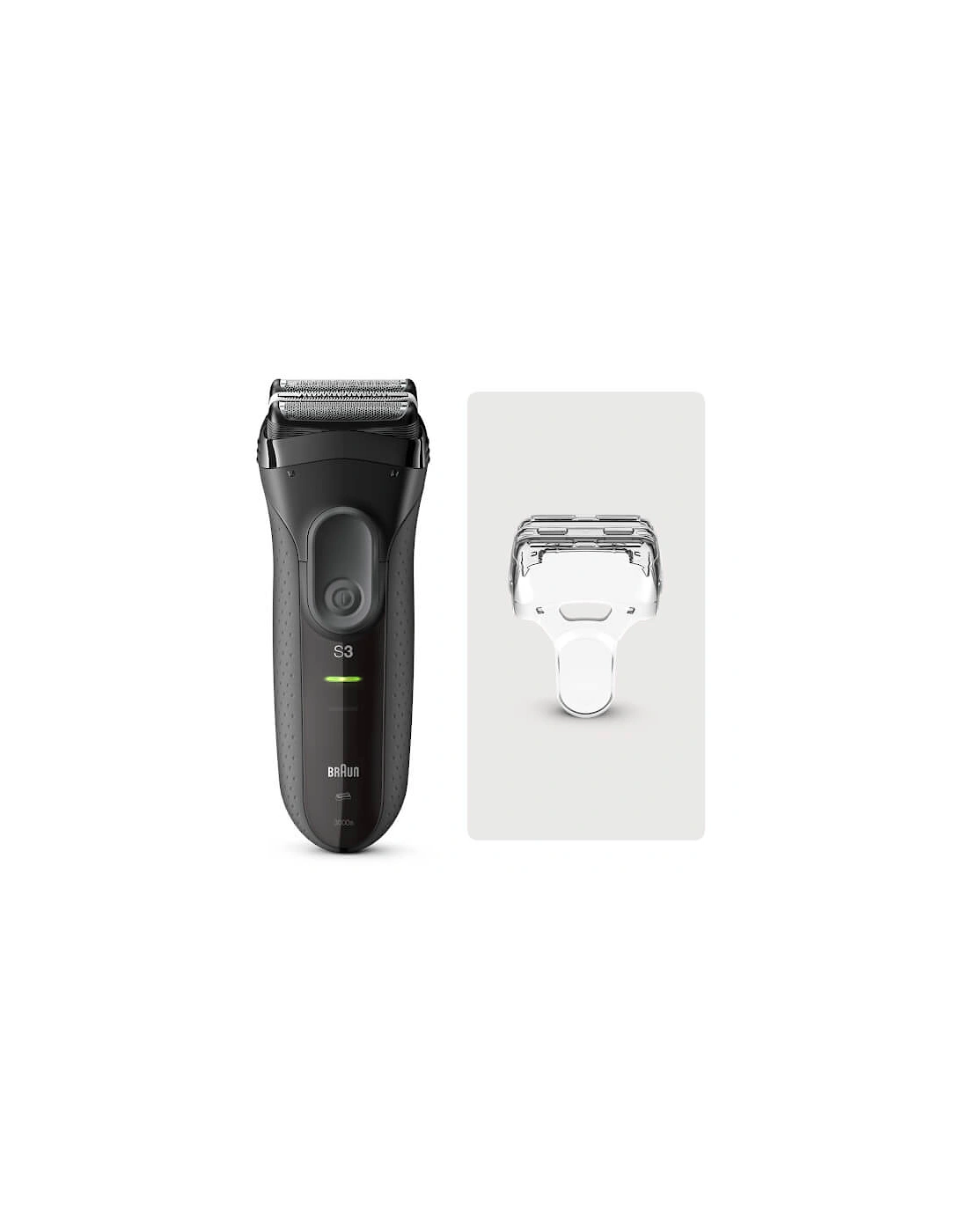 Series 3 ProSkin 3000s Electric Shaver, Grey, 2 of 1