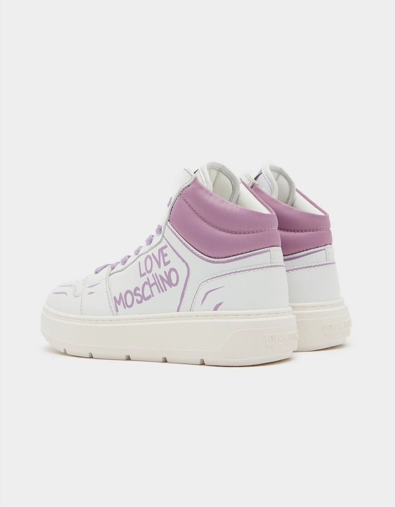 Womens 90's Signature High Top Trainers