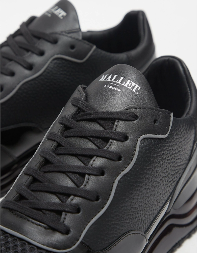 Mens Knox Gas Leather trainers