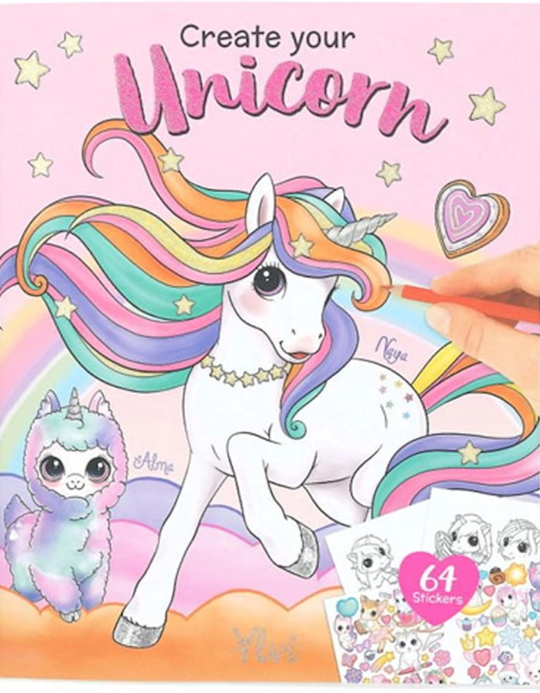 Yivi Create Your Unicorn Colouring Book