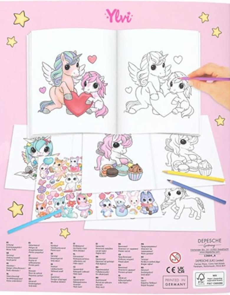 Yivi Create Your Unicorn Colouring Book