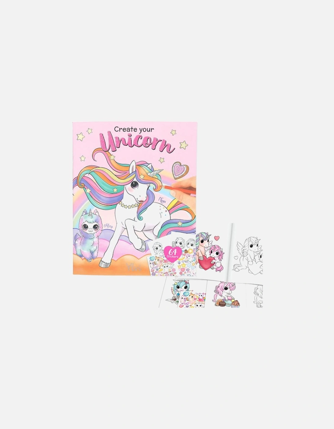 Yivi Create Your Unicorn Colouring Book, 6 of 5