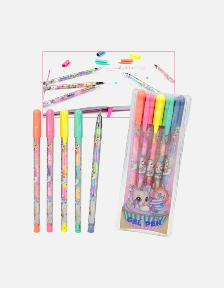 Yivi Gel Pen Set 5 Rainbow Colours