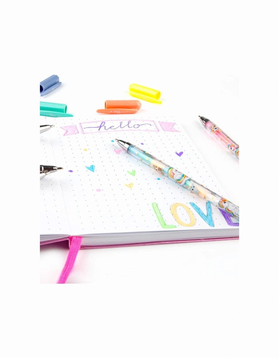 Yivi Gel Pen Set 5 Rainbow Colours