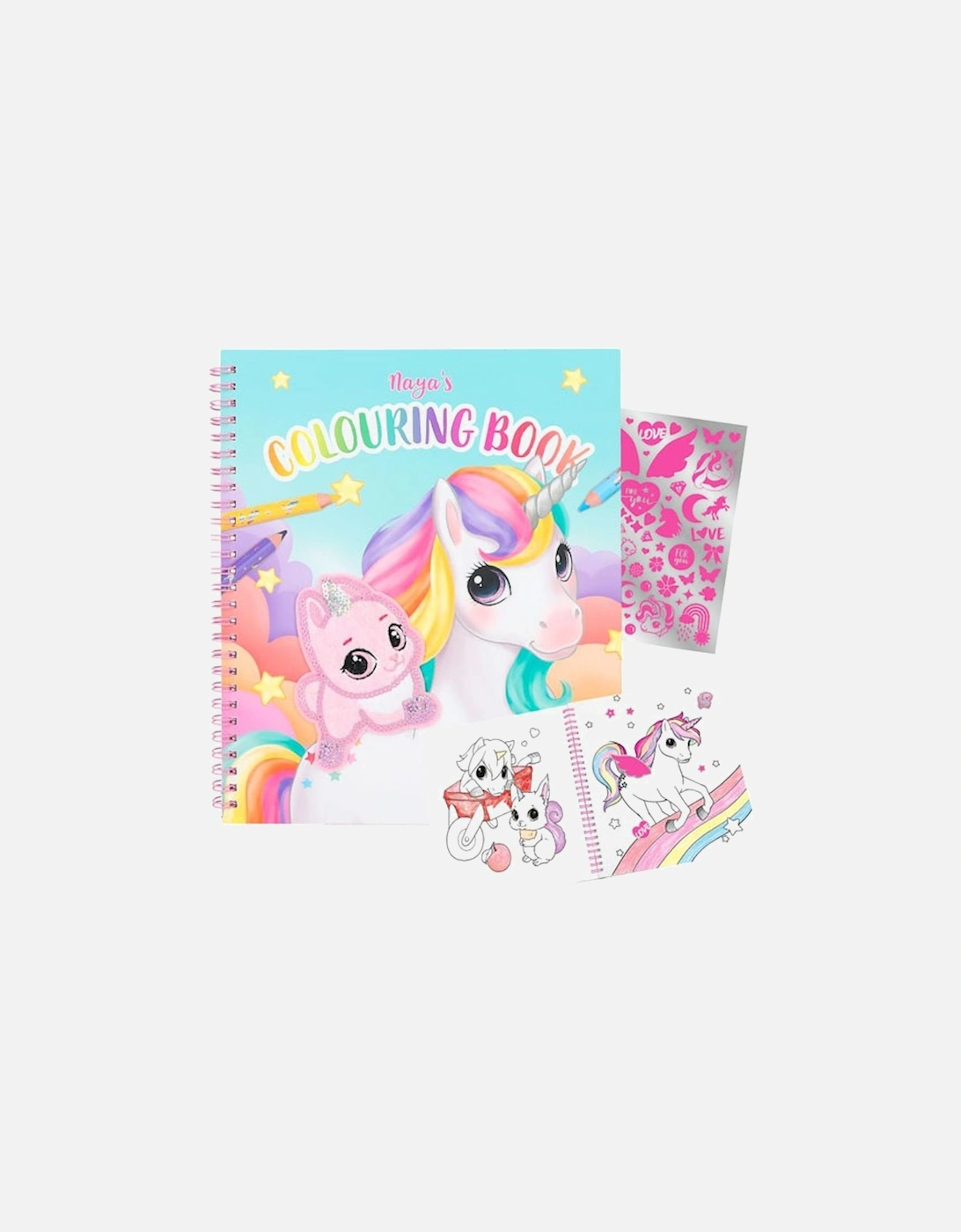 Yivi Colouring Book With Unicorn & Sequins, 8 of 7