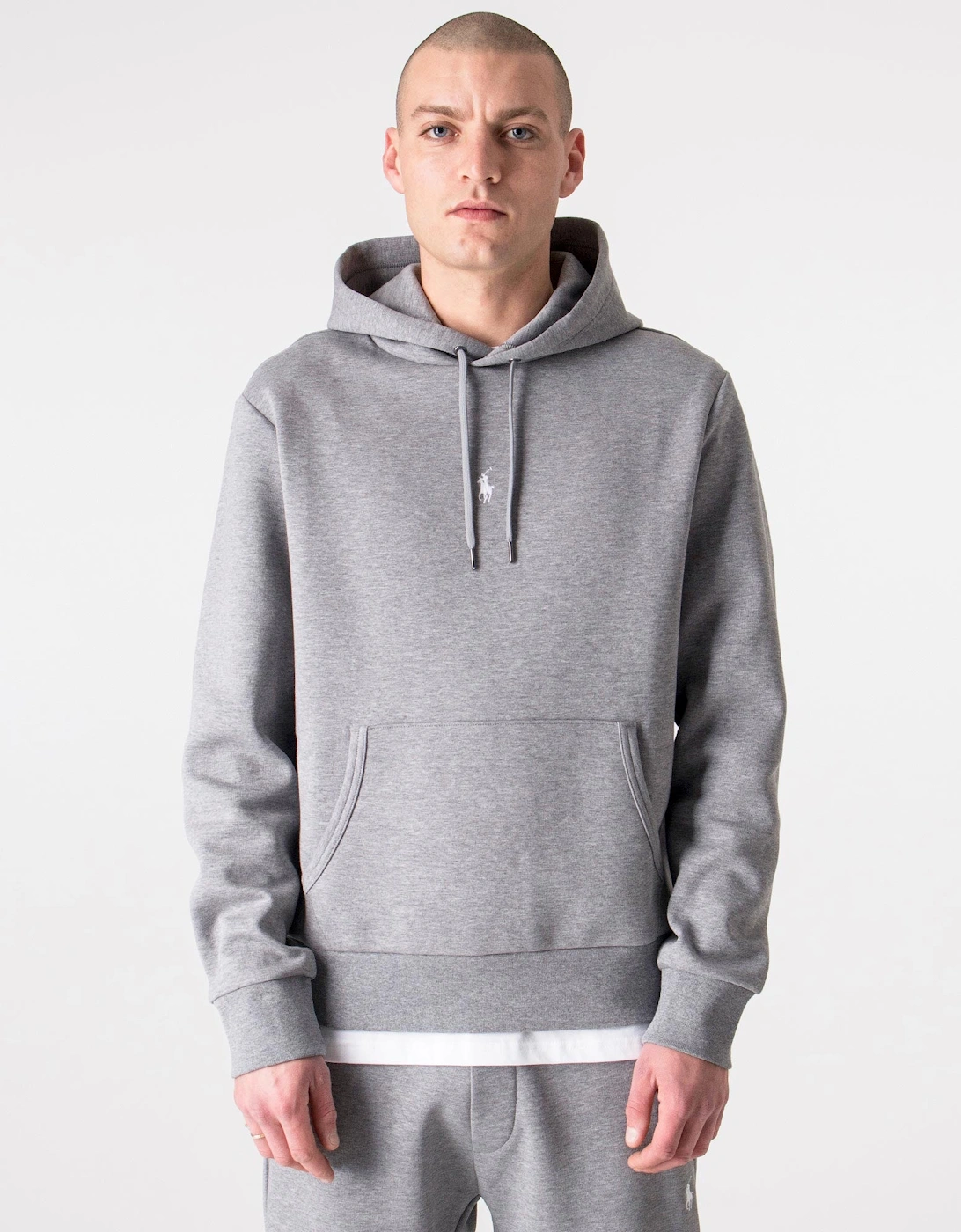 Double Knit Central Logo Hoodie, 6 of 5