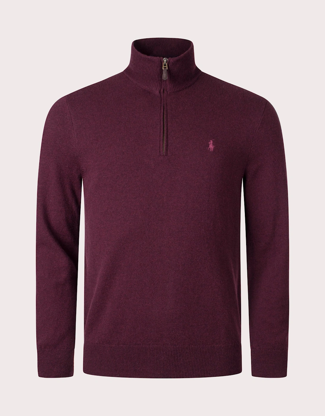 Merino Wool Quarter Zip Jumper, 4 of 3