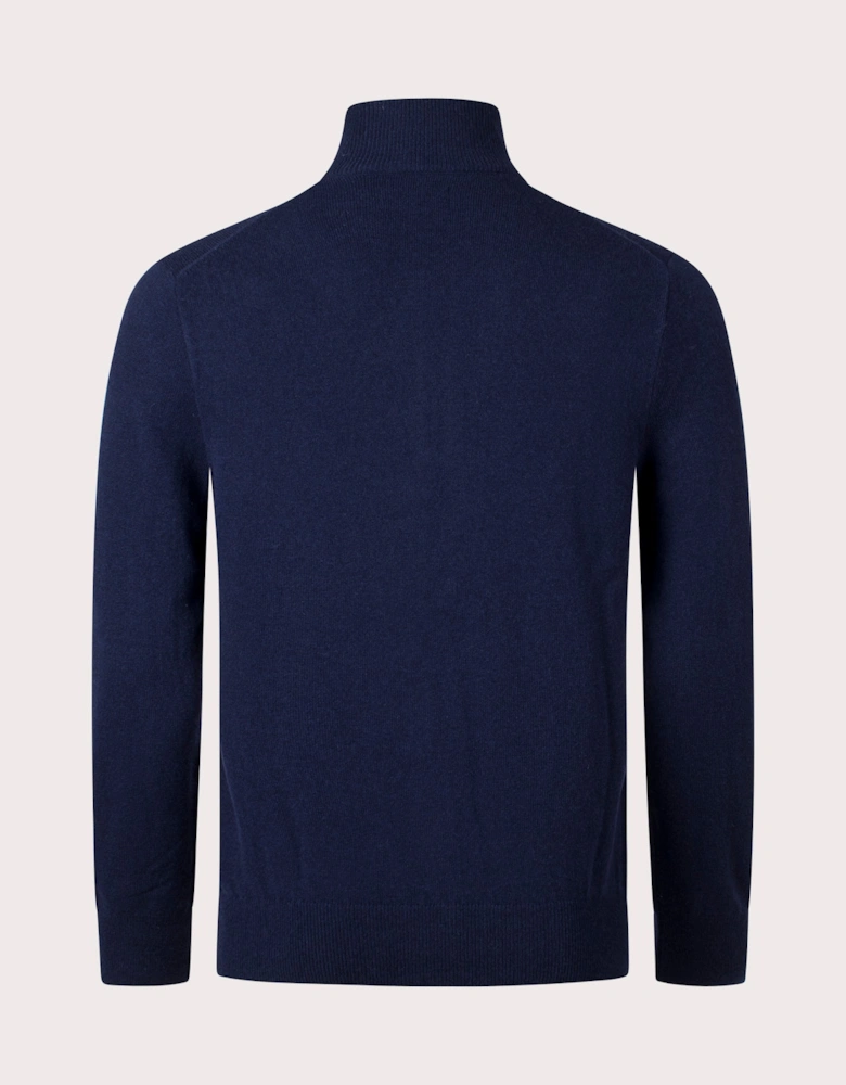Merino Wool Quarter Zip Jumper