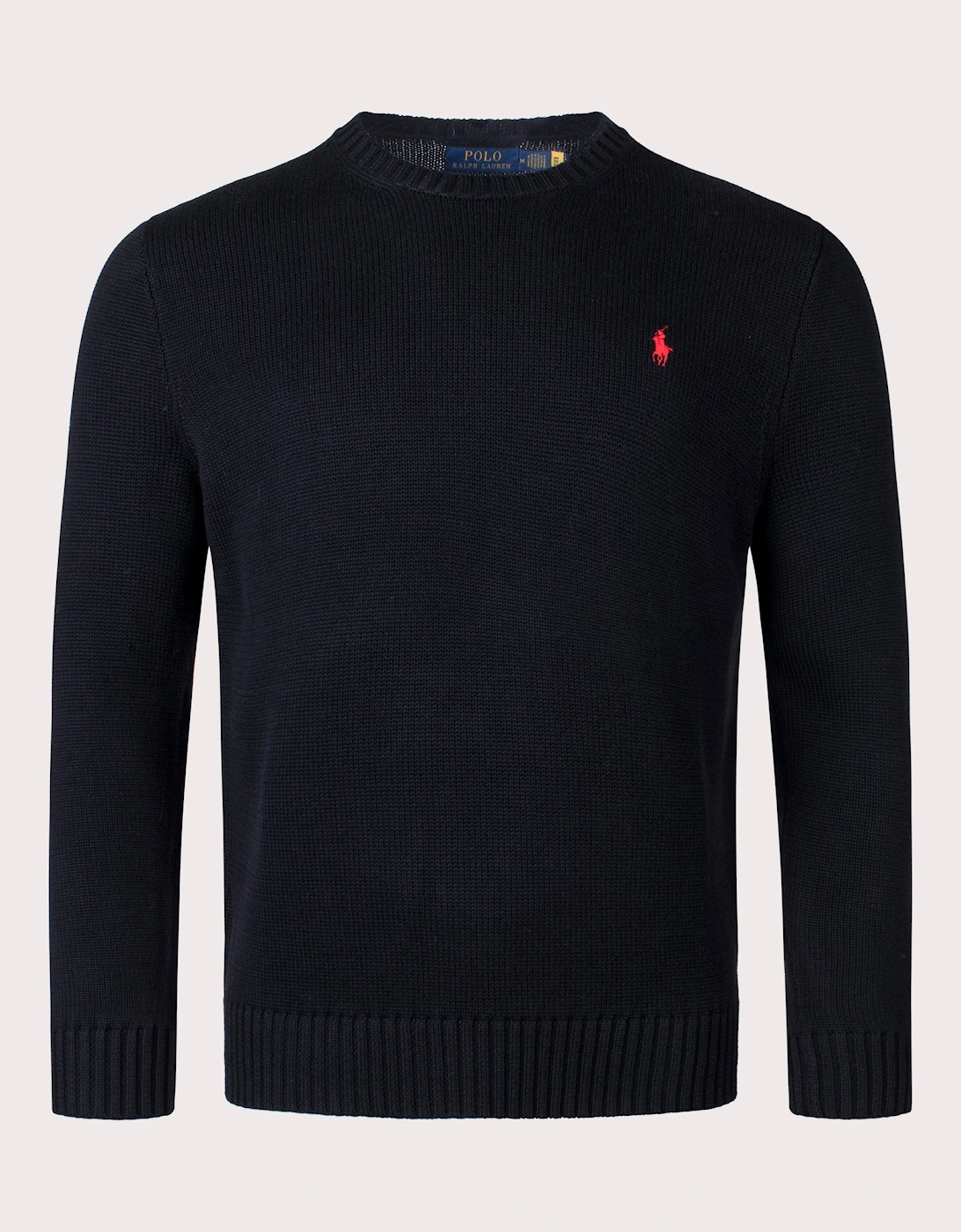 Cotton Ribbed Crew Neck Jumper, 4 of 3