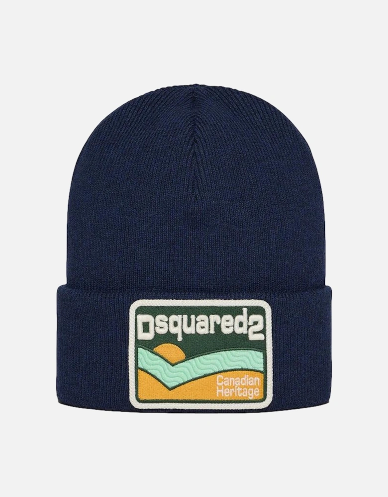 Canadian Heritage Beanie in Navy Blue