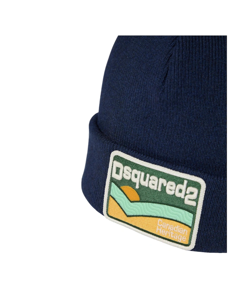 Canadian Heritage Beanie in Navy Blue