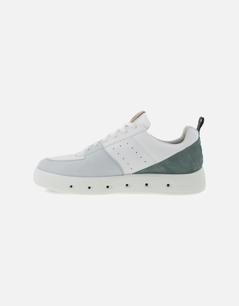 Mens Street 720 Leather GORE-TEX Trainers - Concrete/Green