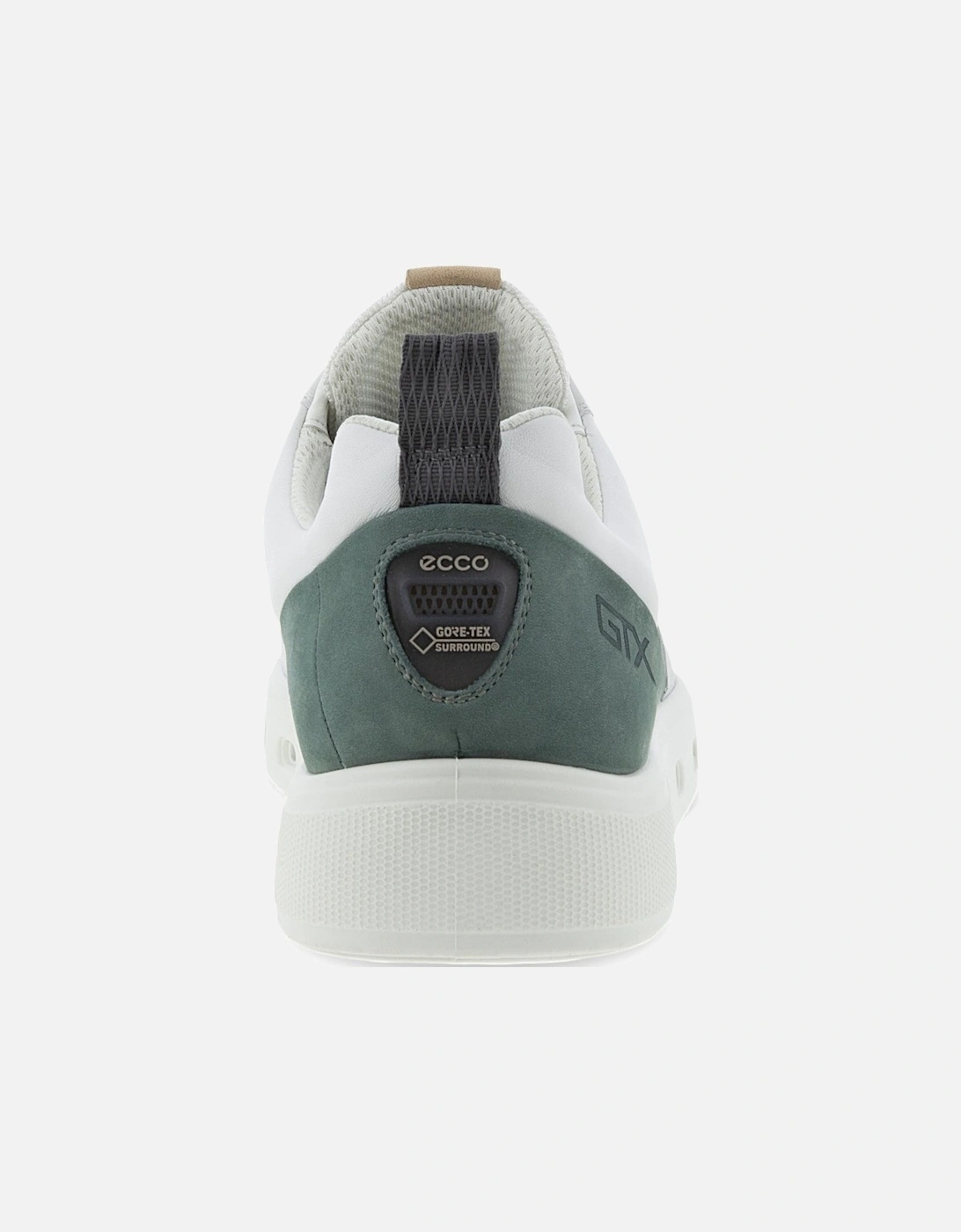 Mens Street 720 Leather GORE-TEX Trainers - Concrete/Green