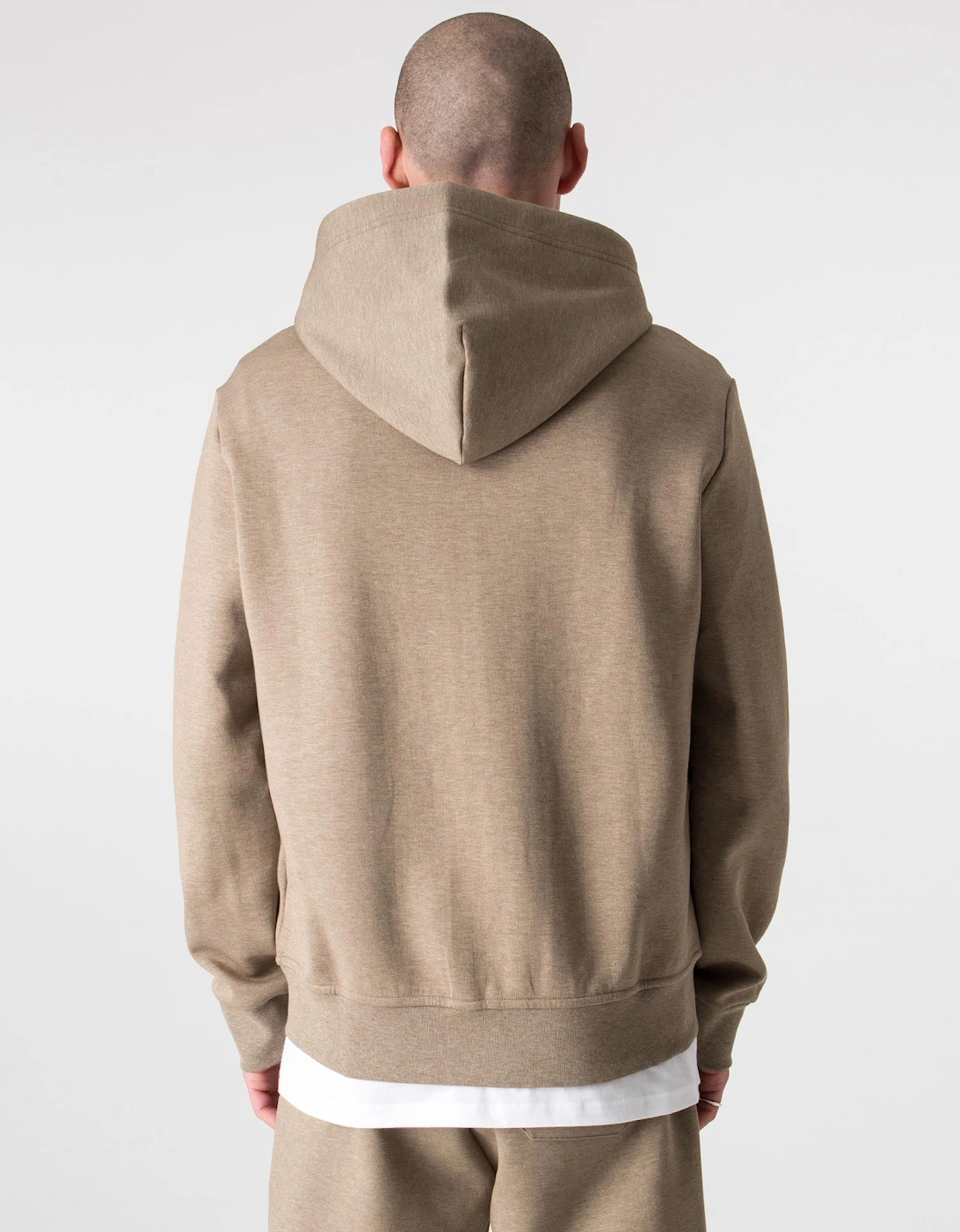 Zip Through Double Knit Hoodie