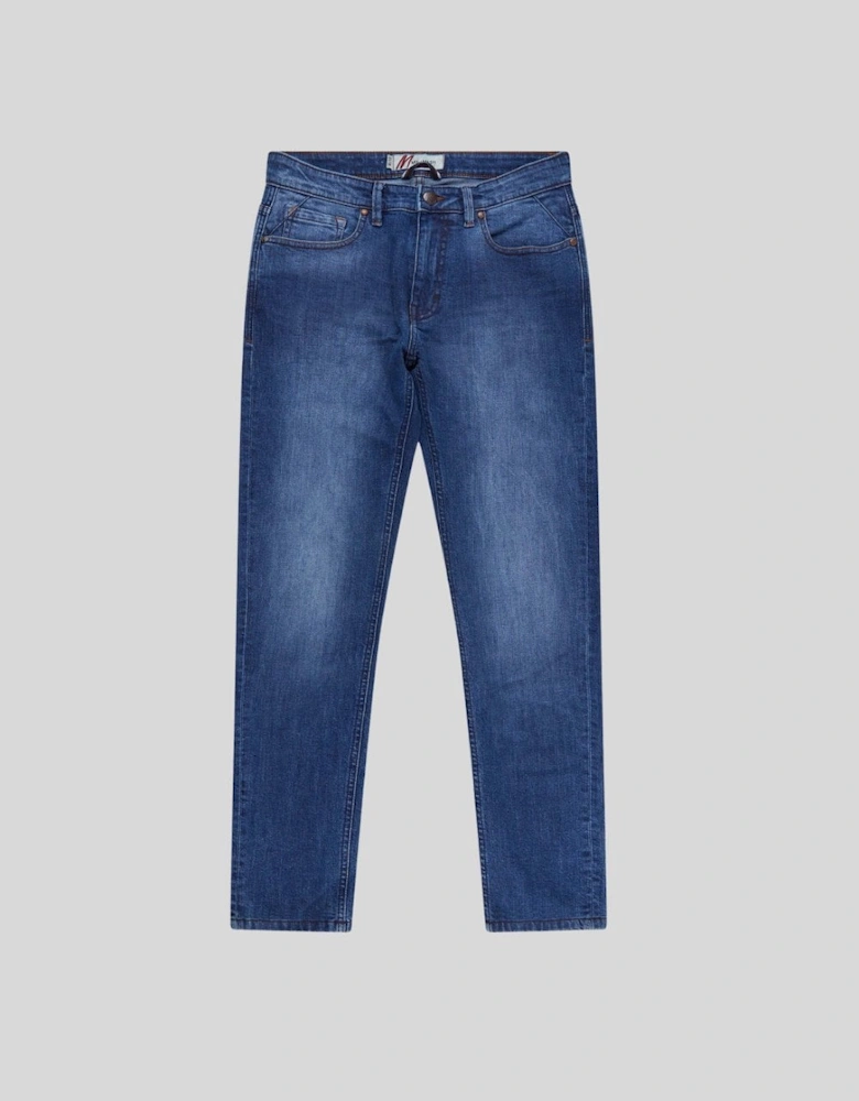Lanzo Tapered Jean - Mid Wash