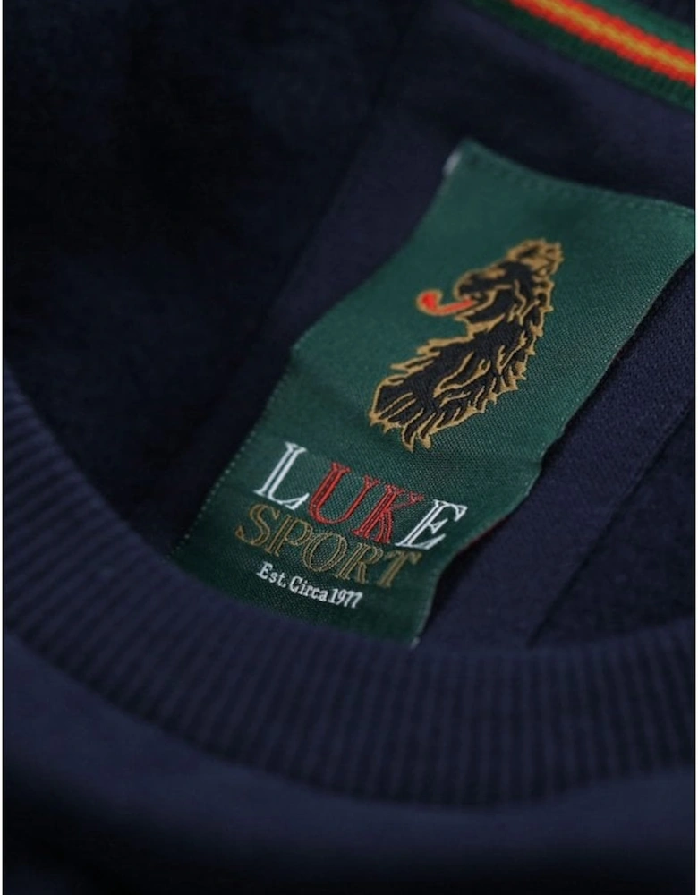 LUKE1977 London Sweatshirt - Navy Blue