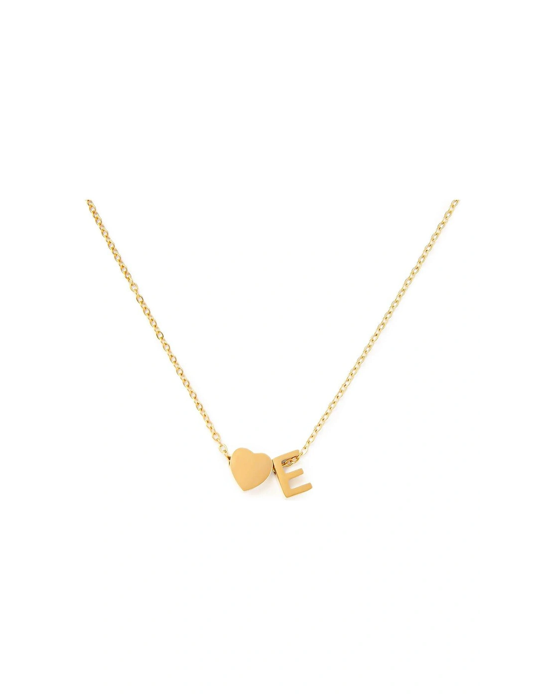 Gold Plated Heart and Initial Charm Necklace, 3 of 2