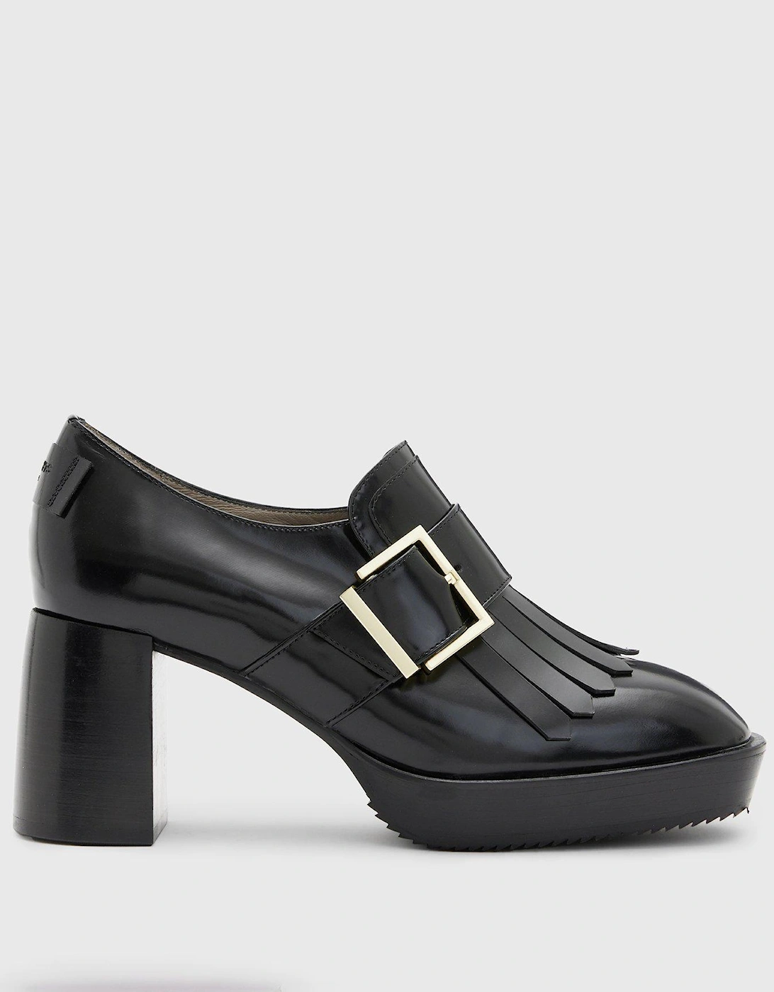 Zia Heeled Loafers - Black, 3 of 2