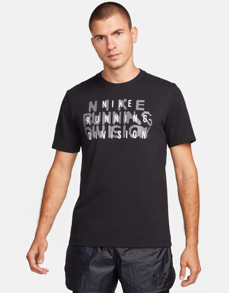 Men's Run Division T-Shirt - Black