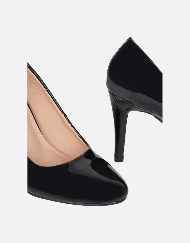 Womens/Ladies Dana Round Toe Stiletto Heel Court Shoes
