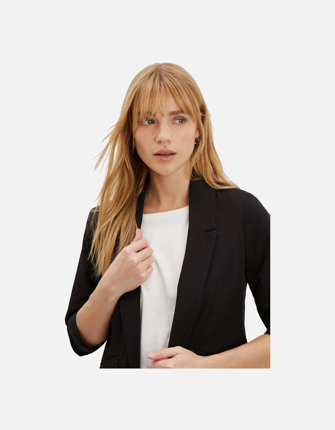 Womens/Ladies Petite Ruched Blazer