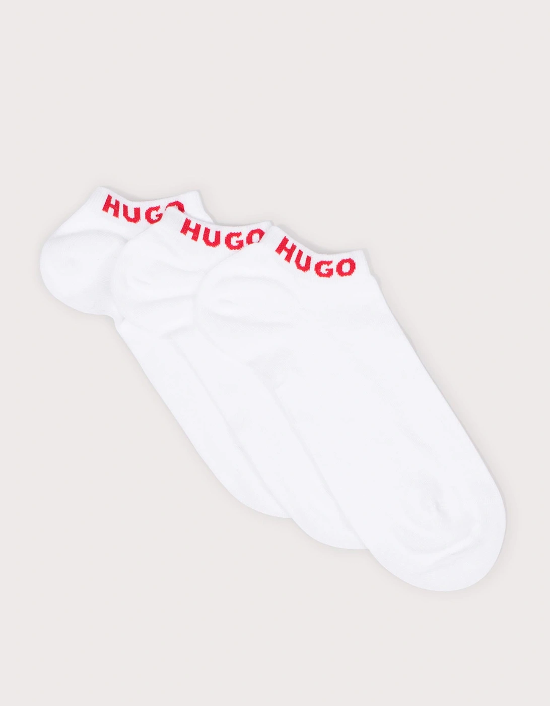 Three Pack of Cuff Logo Ankle Socks, 3 of 2
