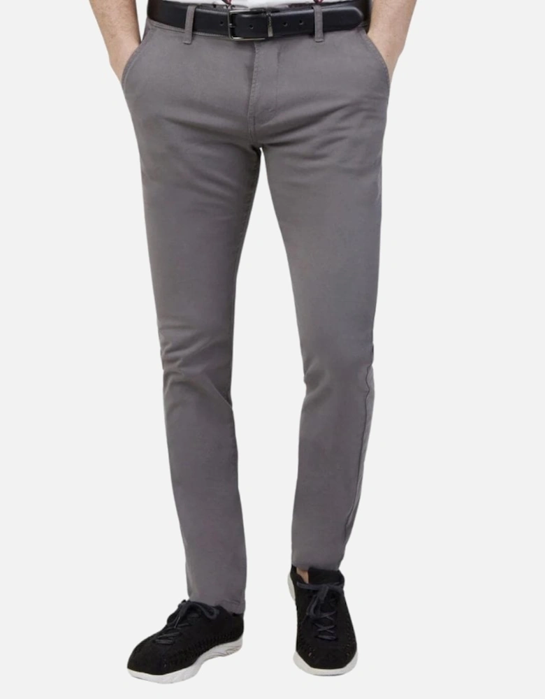 Bromley casual 4 pocket tapered chino - Charcoal