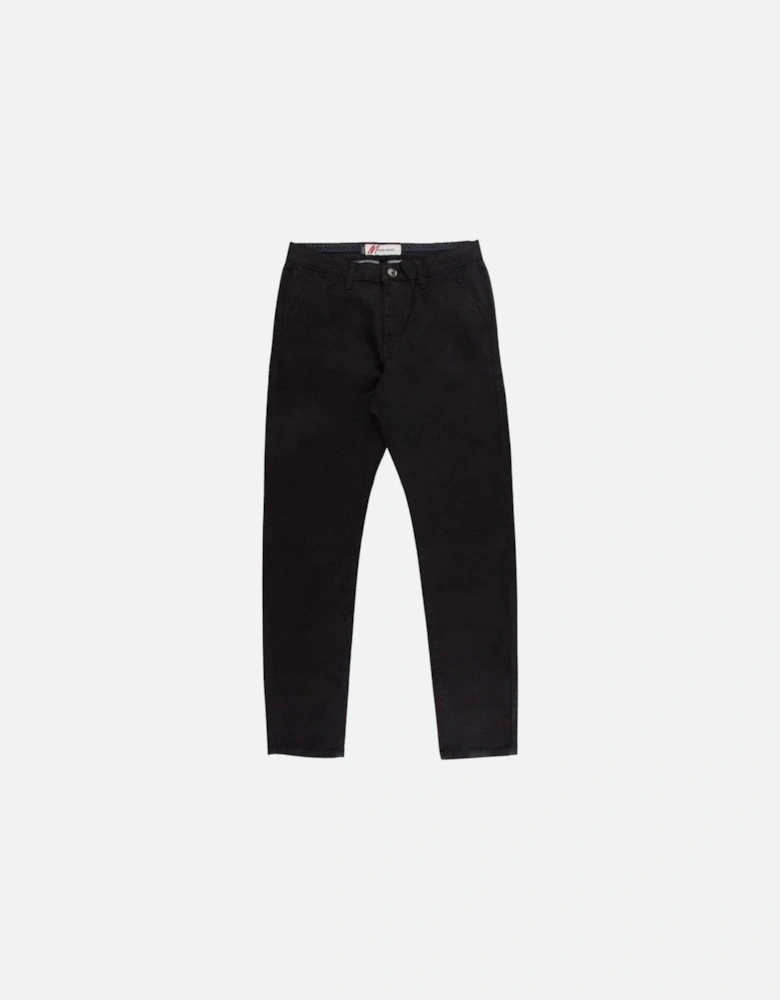 Bromley casual 4 pocket tapered chino - Black