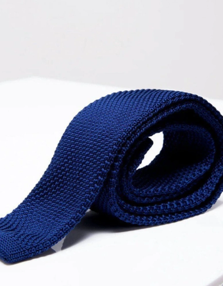 Knitted Tie - Royal Blue