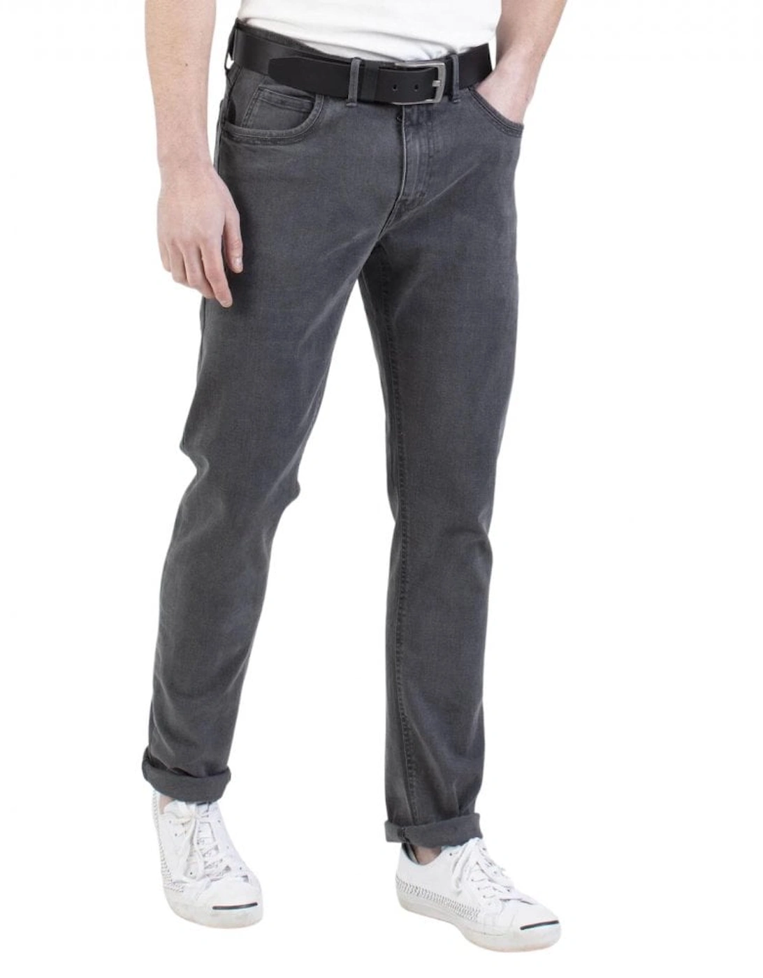 Hawker Stretch Brushed Denim Tapered Jean - Grey, 5 of 4