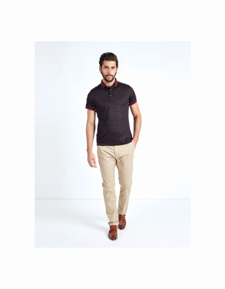 Bromley casual 4 pocket tapered chino - Stone