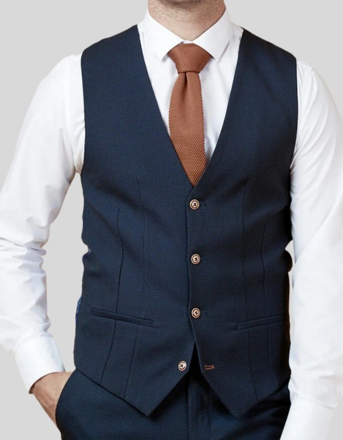 Max Waistcoat - Navy