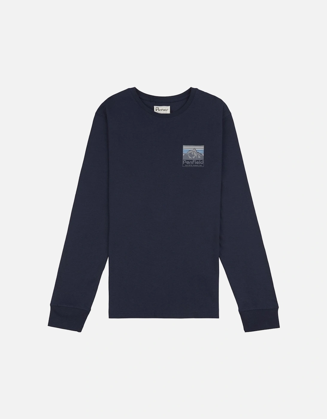Back Graphic LS T-Shirt - Navy Blue, 5 of 4