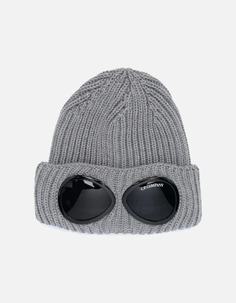 C.P Company Goggle Knit Hat in Grey