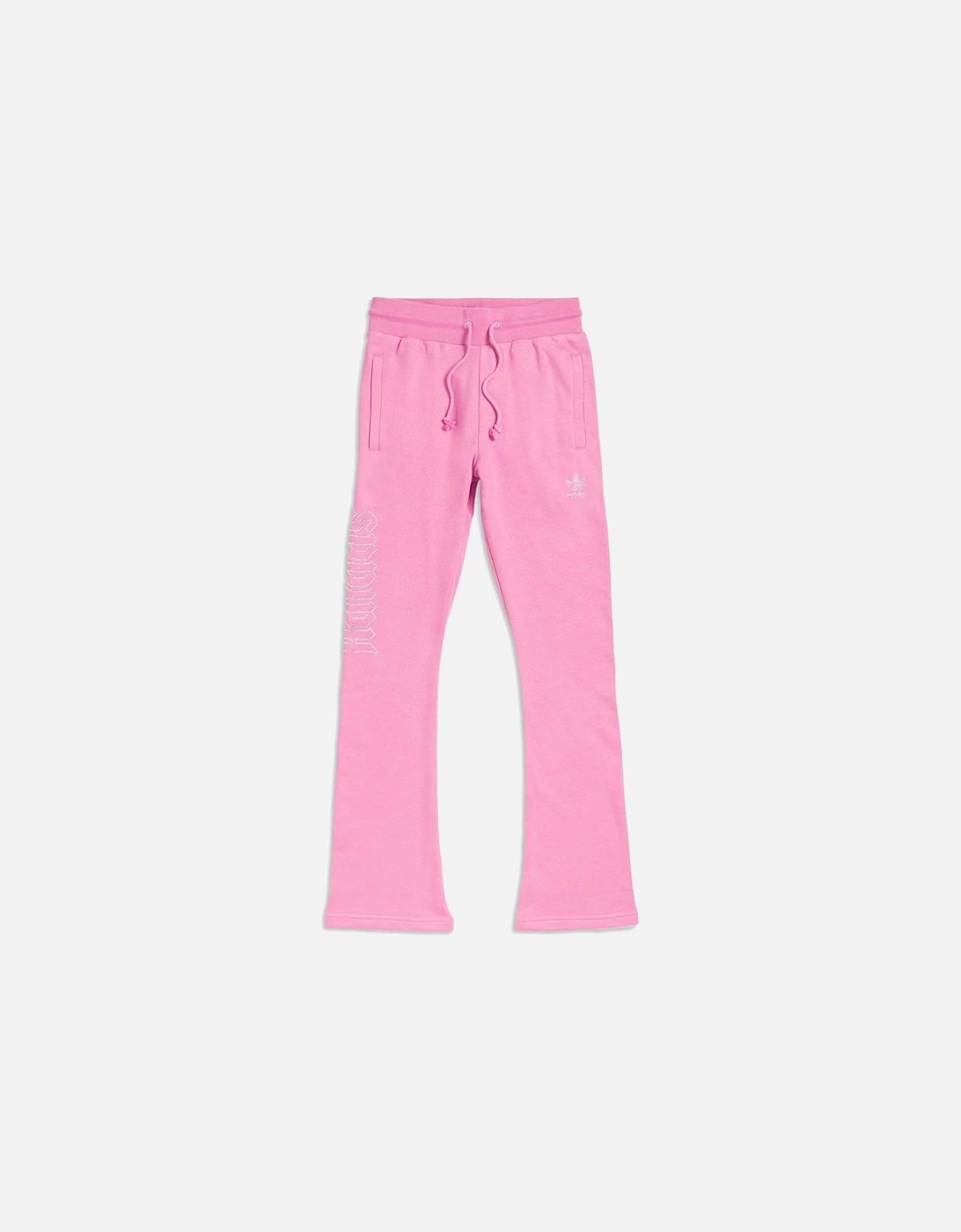 2000 Open Hem Track Pants - Pink/ Beige