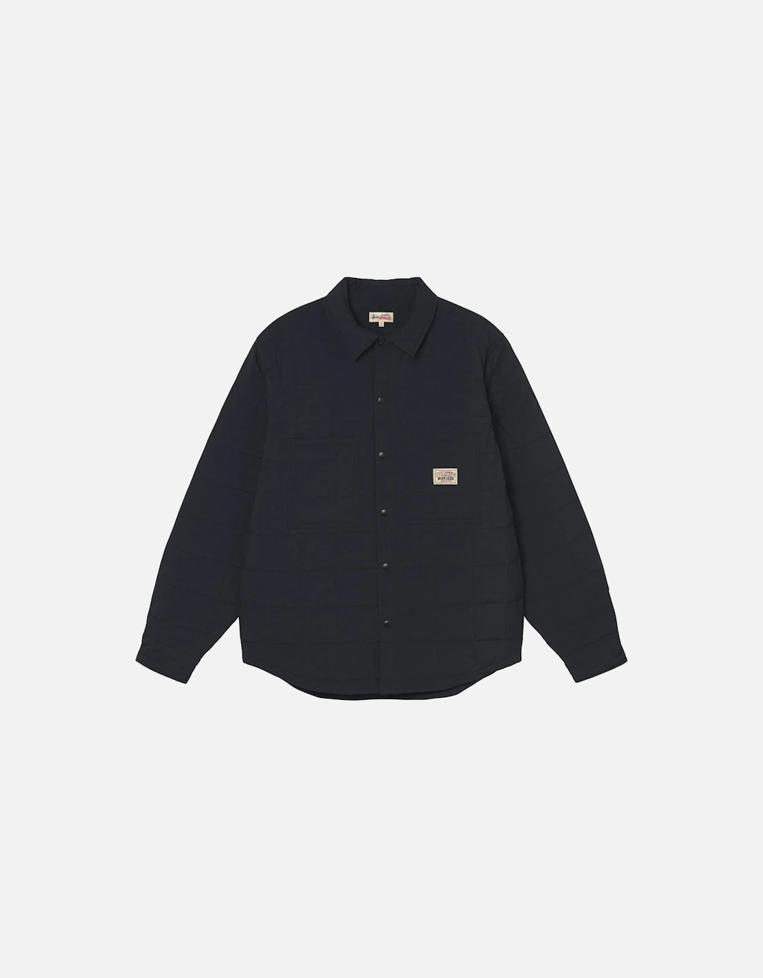 Stüssy quilted fatigue shirt - Black, 2 of 1