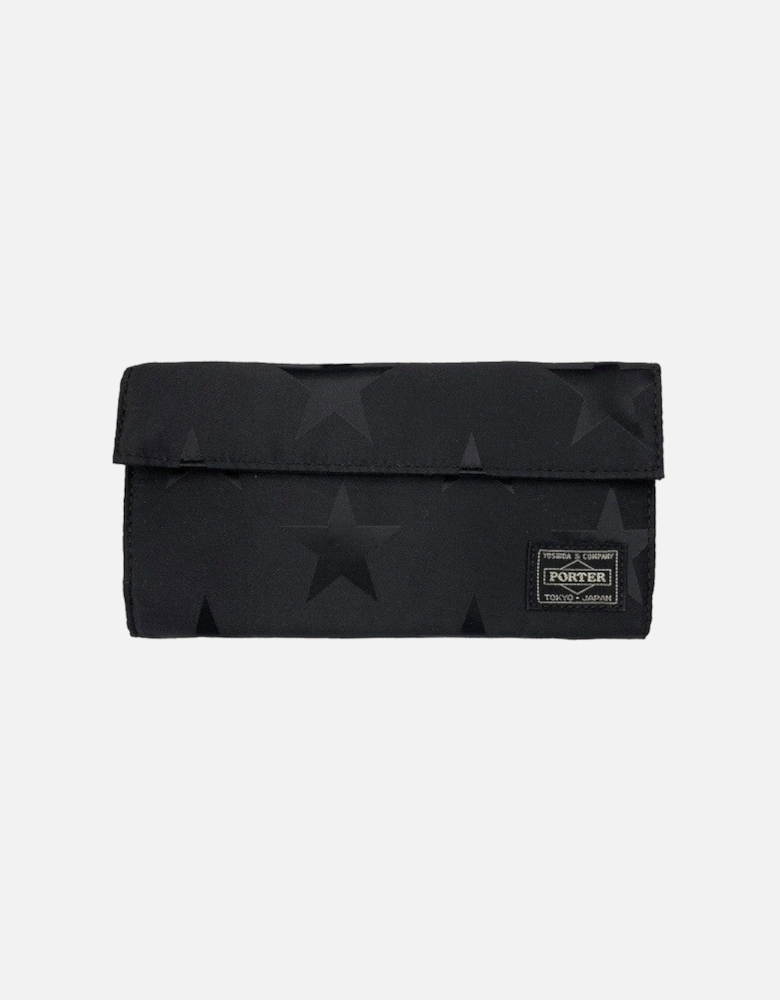 Porter Yoshida Long Flag Wallet - Black