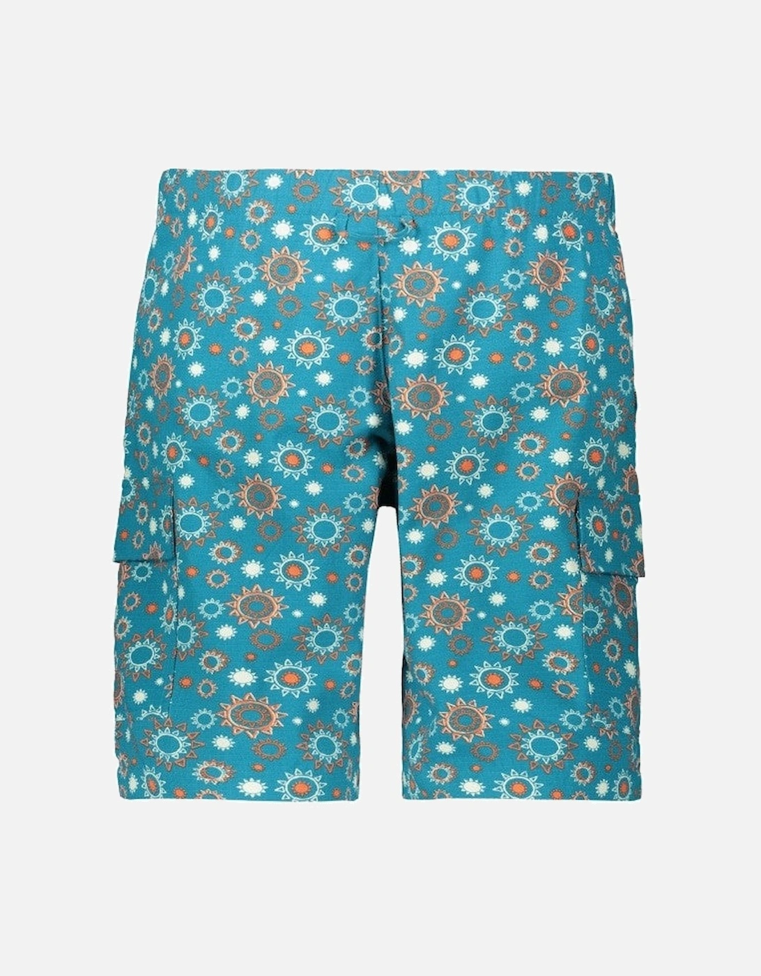 Adventure Natures Awakening All Over Print Shorts - Blue