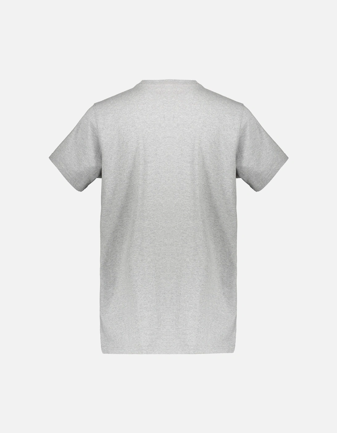 Shattered Woodblock Print T-Shirt - Grey