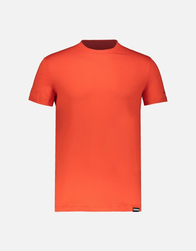 Round Neck T-Shirt - Orange