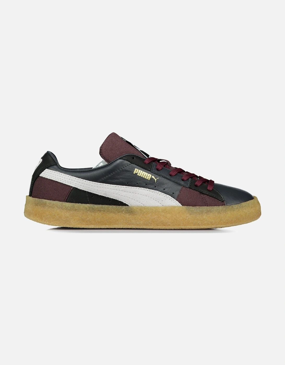 Suede Crepe Patch Trainers - Ebony, 6 of 5